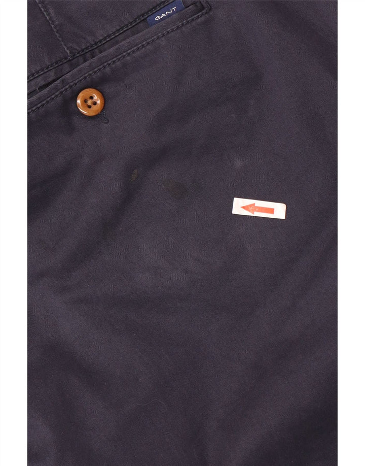 Gant Pantalón chino regular para hombre W38 L30 Algodón azul marino