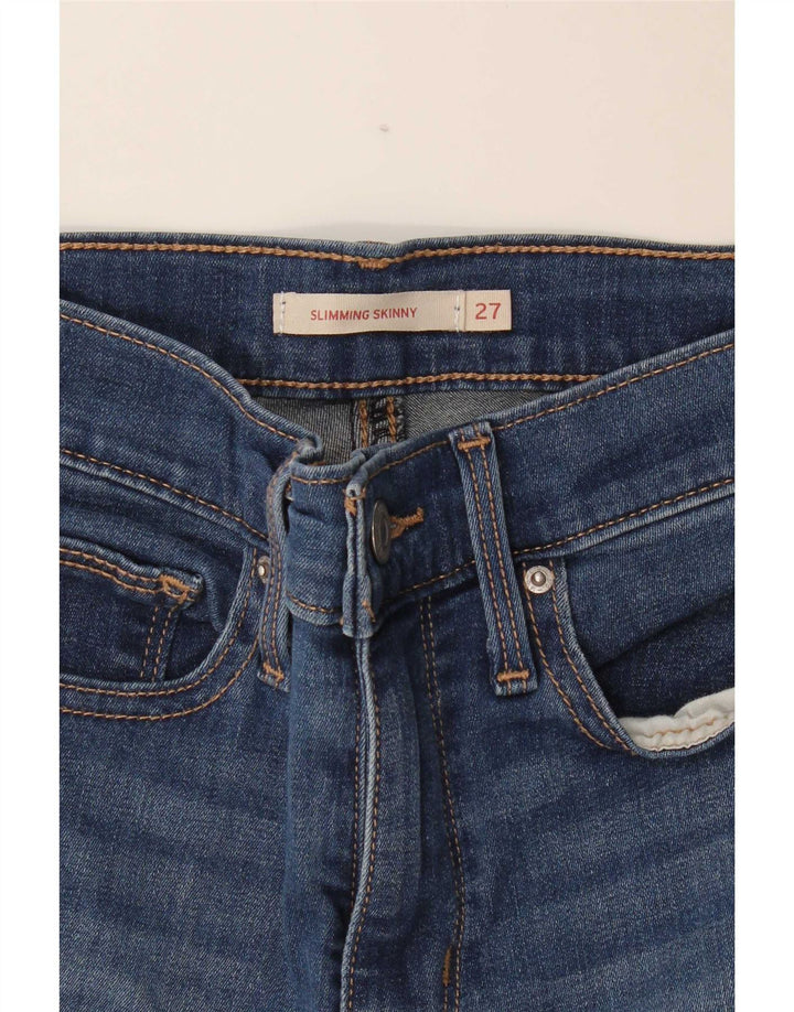 Levi's Mujer Vaqueros Skinny Adelgazantes W27 L29 Azul