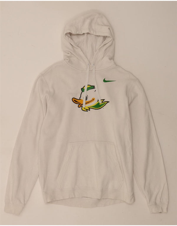 Nike Jersey con capucha y gráfico gráfico de algodón blanco mediano para hombre