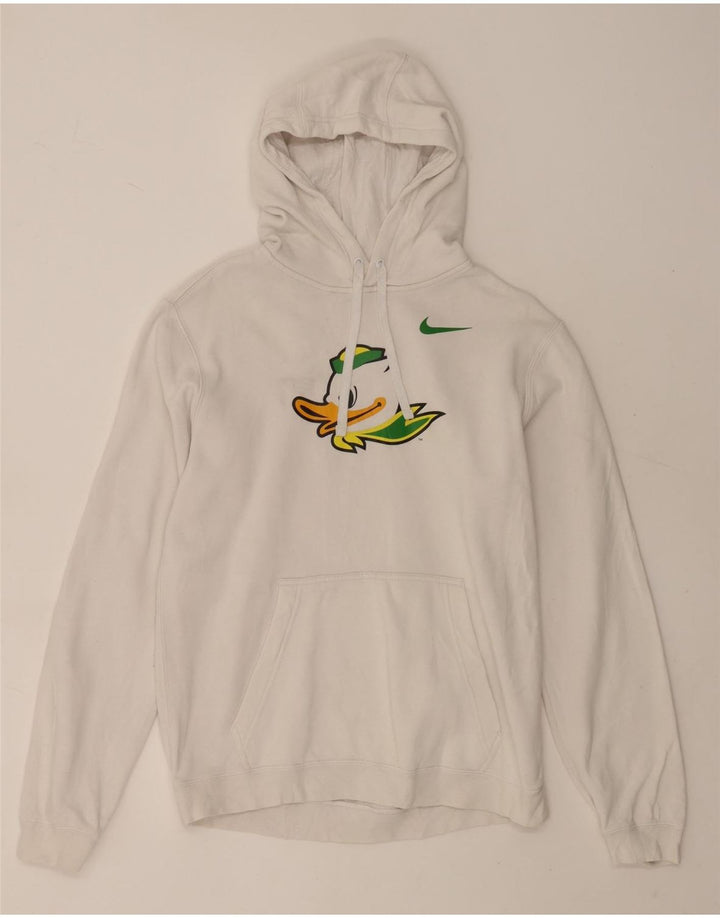 Nike Jersey con capucha y gráfico gráfico de algodón blanco mediano para hombre