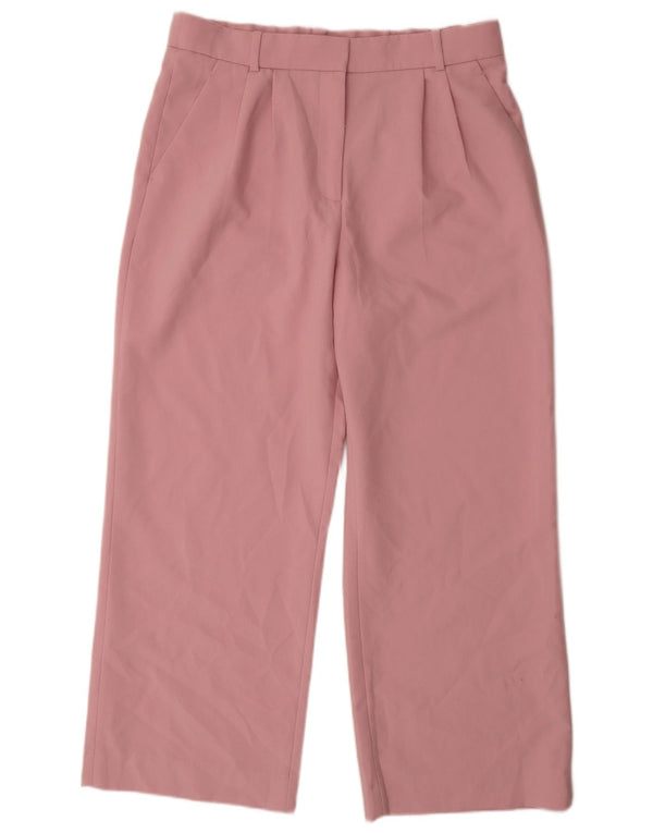 Abercrombie & Fitch Pantalones chinos de cintura alta para mujer US 14 XL W32 L28 Rosa