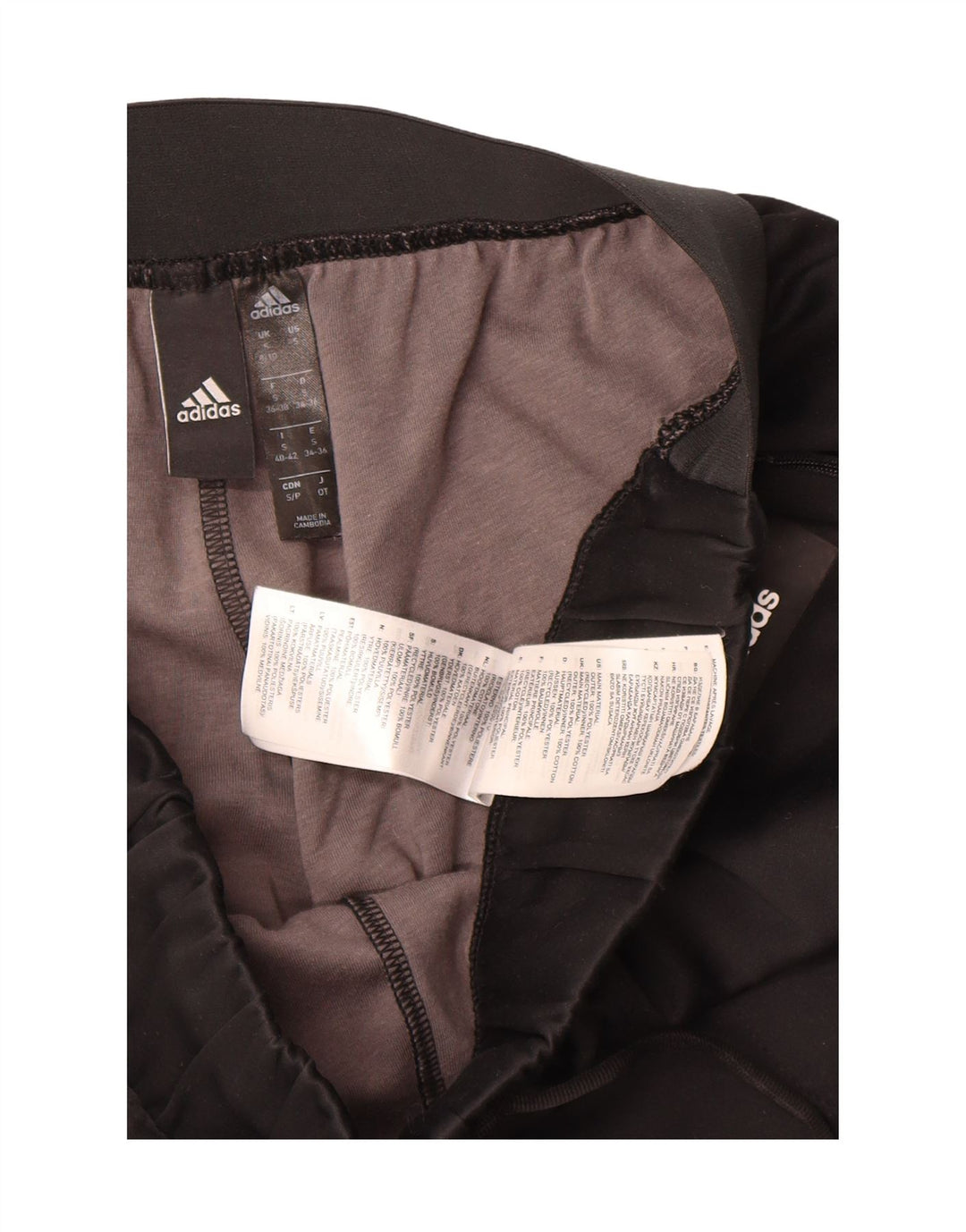 ADIDAS Womens Tracksuit Trousers UK 8/10 Small  Black Polyester