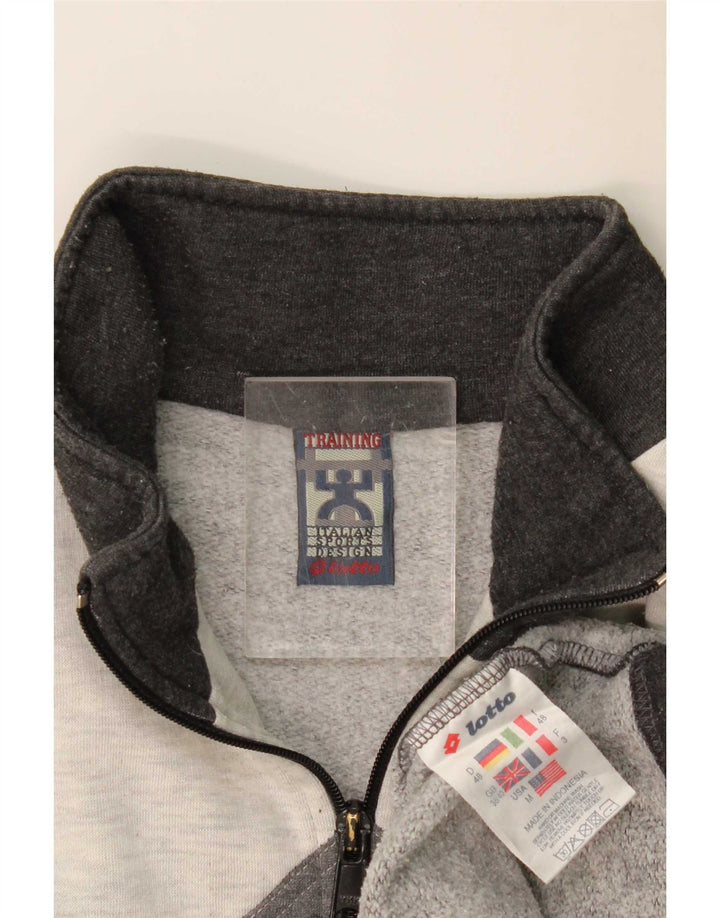 Lotto Sudadera Gráfica para Hombre Jersey UK 38/40 Gris Medio Colorblock