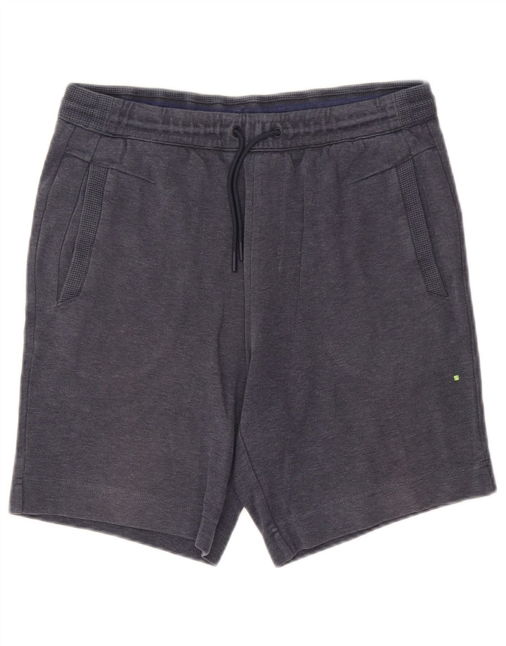Hugo Boss Hombre Shorts deportivos con estampado pequeño Azul marino