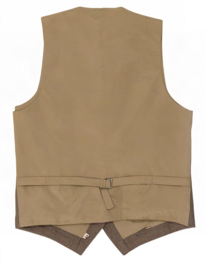 Chaleco vintage para hombre IT 50 Espiga gris medio