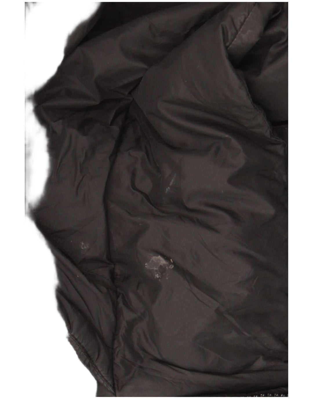 Zara Mujer Chaleco Acolchado Extragrande Con Capucha UK 10 Small Poliéster Negro