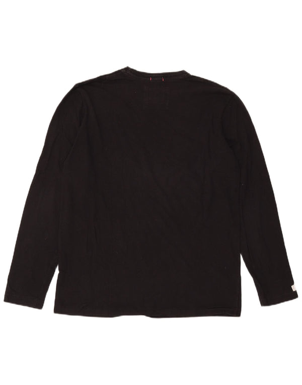 PEPE Jeans Mens Graphic Regular Fit Sudadera Jumper Grande Negro