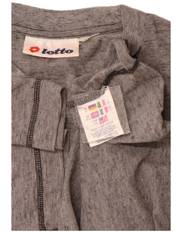 LOTTO Camiseta gráfica para hombre UK 44/46 2XL Poliéster moteado gris