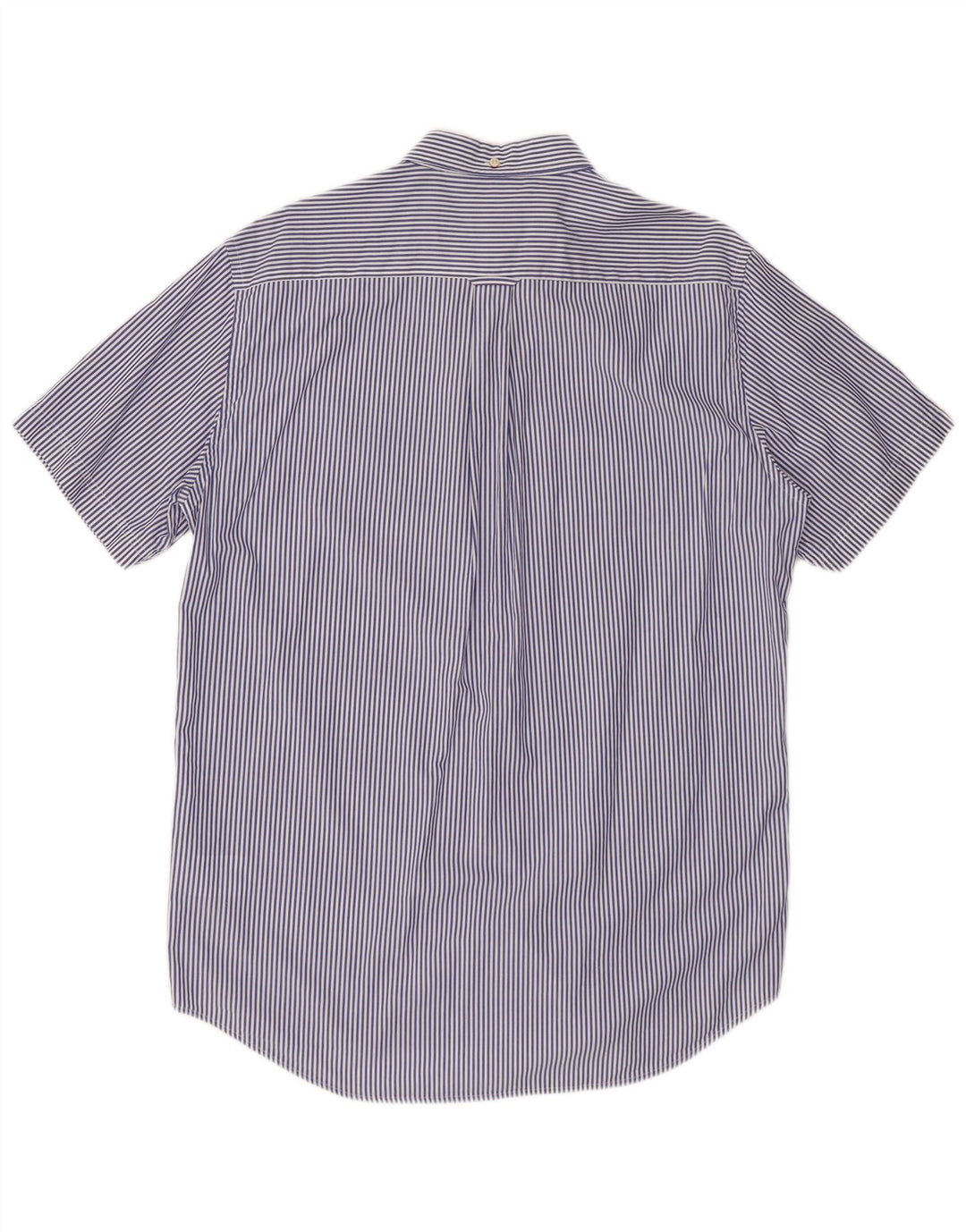 Camisa GANT de corte regular para hombre, talla 41/42 16 1/2 grande, azul marino con rayas diplomáticas