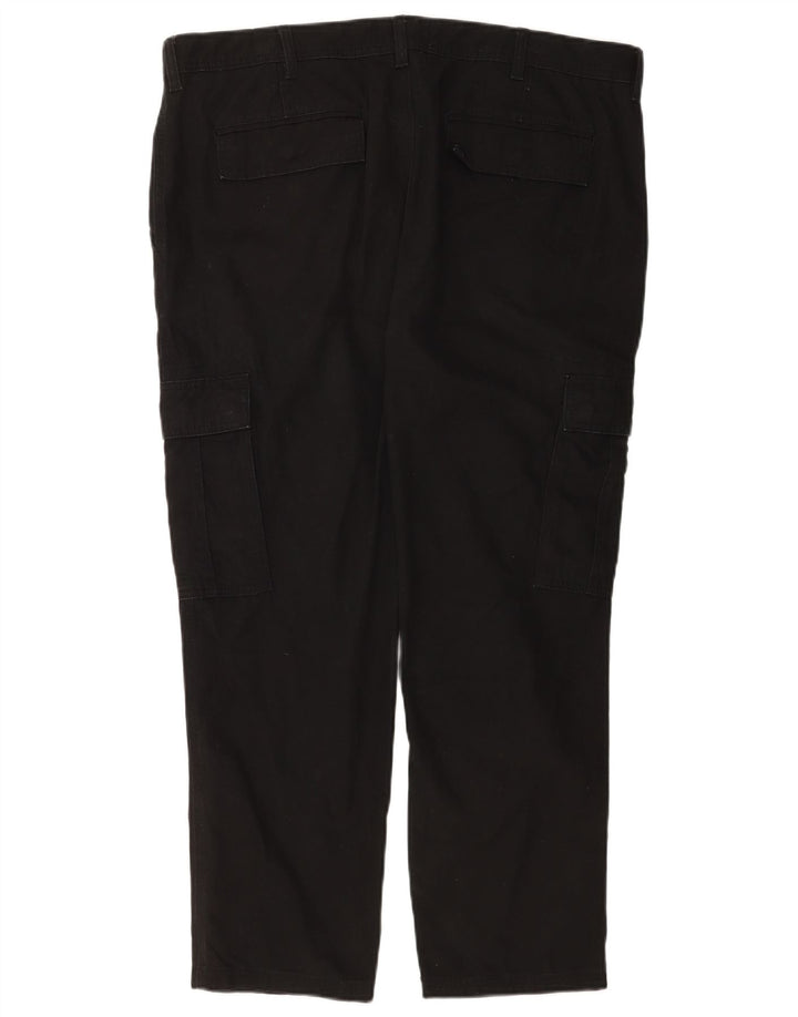 Marks & Spencer Pantalones cargo ajustados para hombre W40 L29 Algodón negro