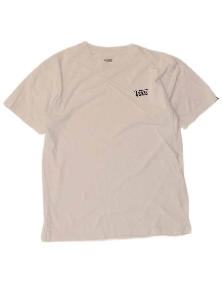 Camiseta Vans Hombre Top Small Blanco Algodón