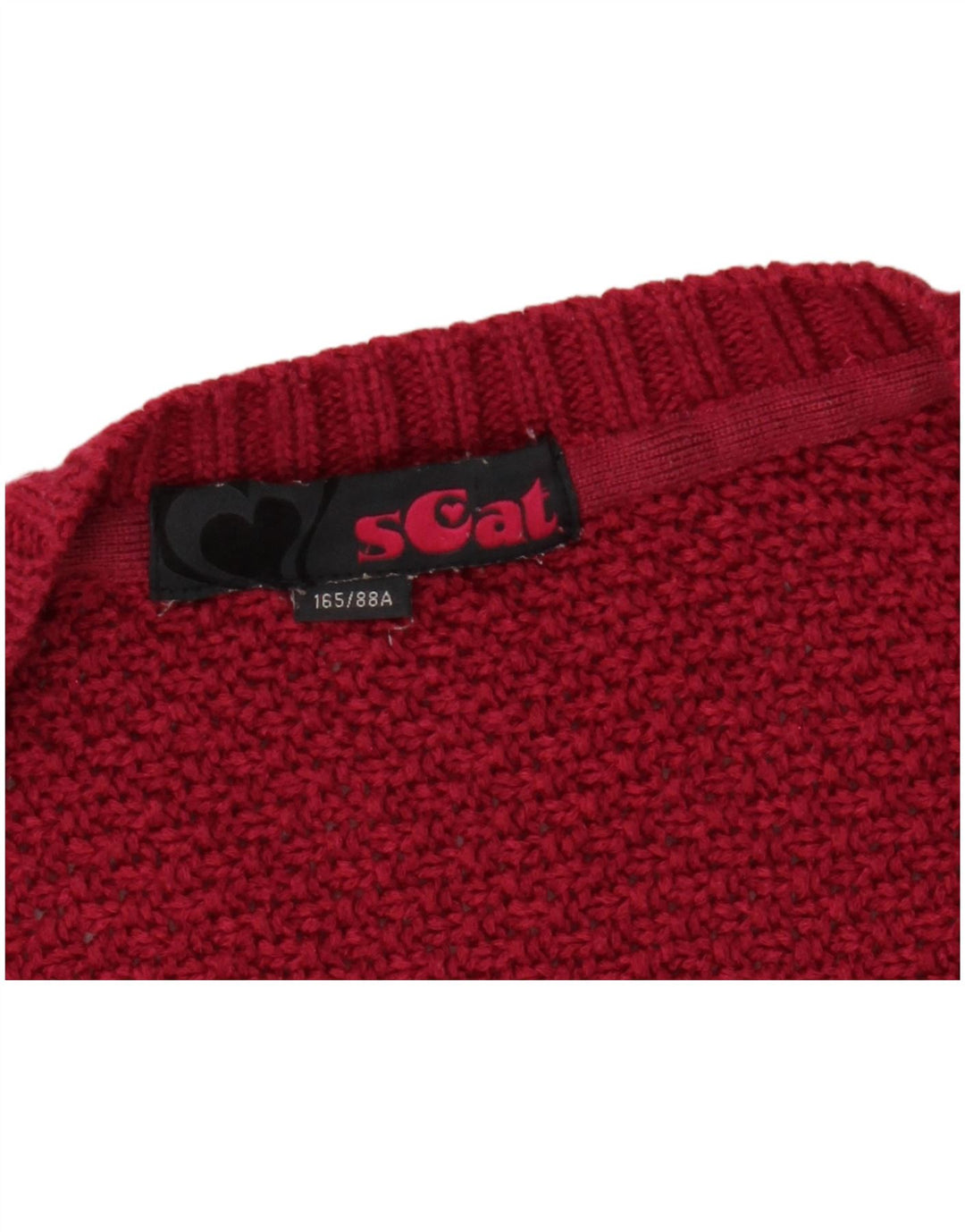 Vintage mujeres Batwing Cardigan suéter Reino Unido 14 rosa grande