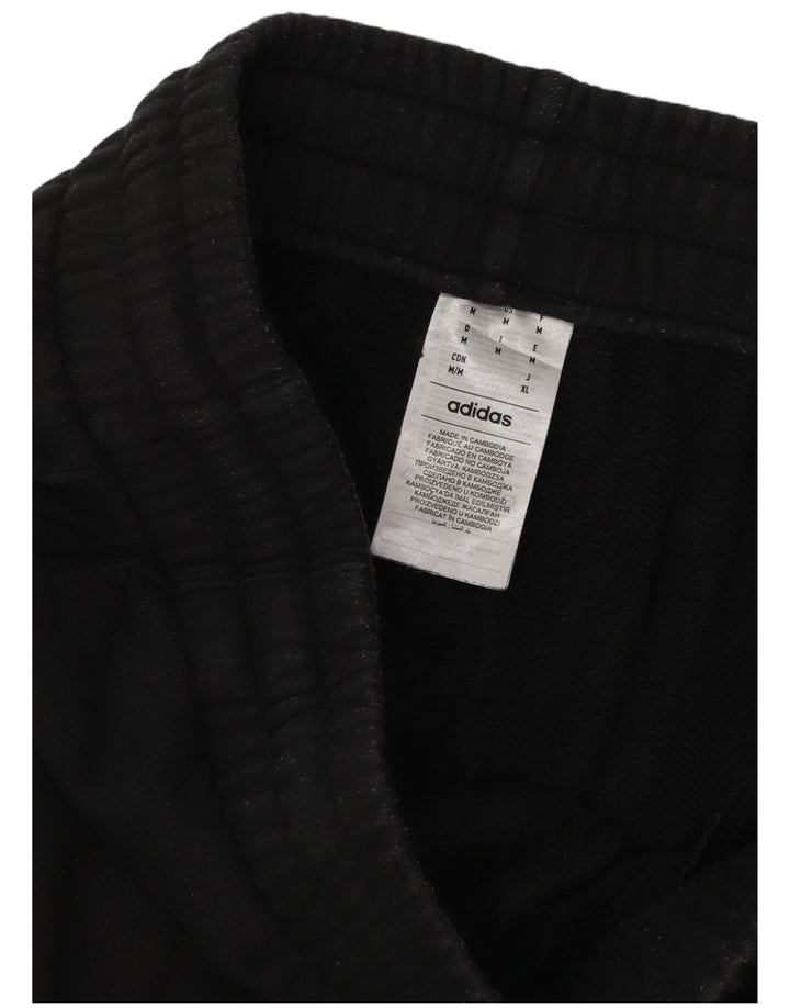 Adidas Hombre Pantalones De Chándal Gráfico Joggers Medium Negro Algodón