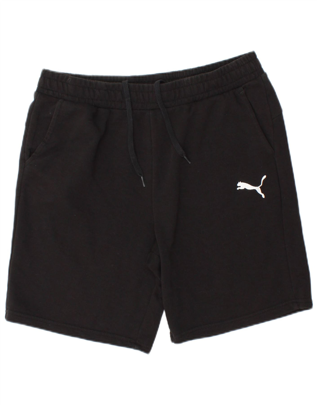 PUMA Pantalones cortos deportivos para hombre grande negro