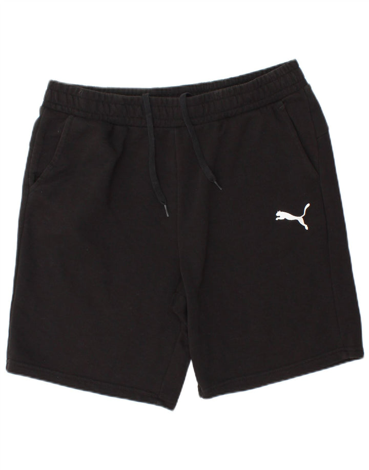 PUMA Pantalones cortos deportivos para hombre grande negro