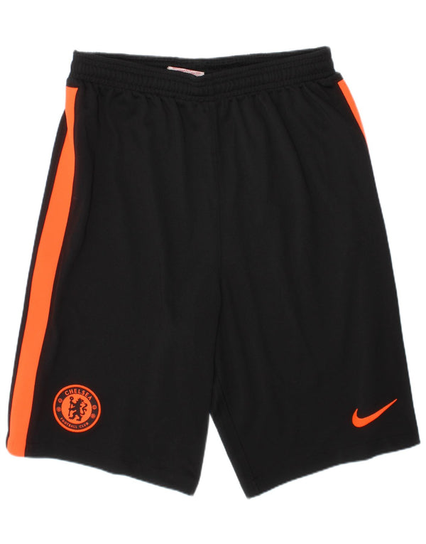 Nike - Pantalones cortos deportivos Chelsea FC para niños 13-14 años XL Negro Poliéster