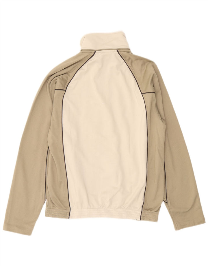 Oasis Hombre Chándal Top Jacket Small Beige Colorblock Poliéster