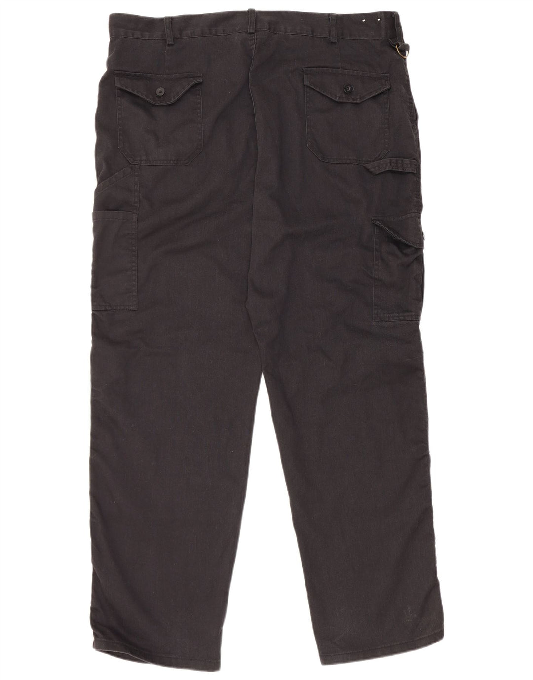 Dickies Pantalones cargo rectos para hombre W40 L30 Poliéster negro