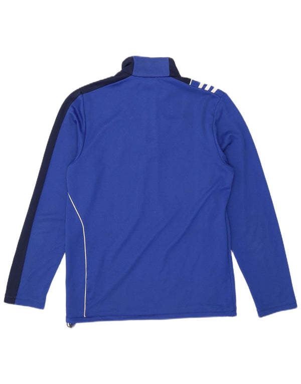 Adidas Mens Climalite Jersey Chándal Top UK 38/40 Azul Medio