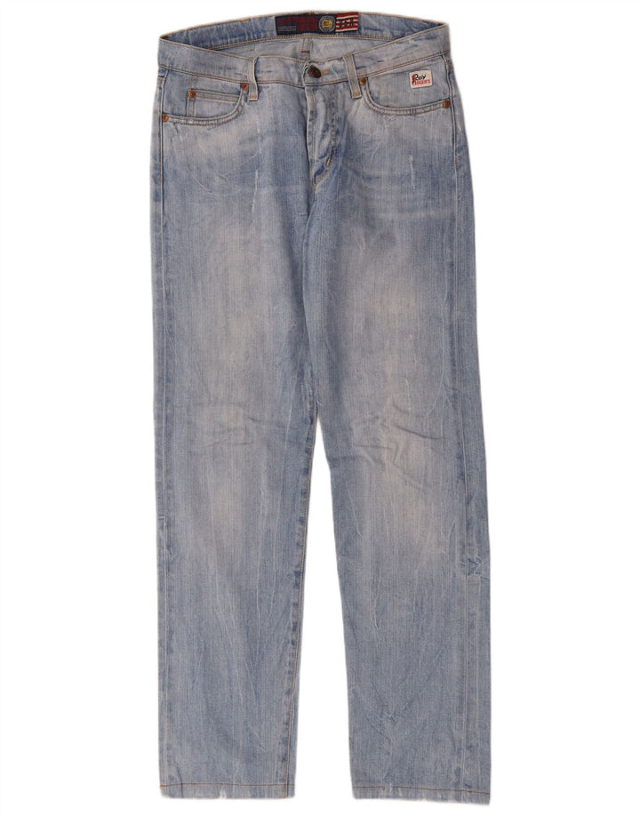 Roy Rogers Vaqueros rectos para hombre W30 L31 Algodón azul