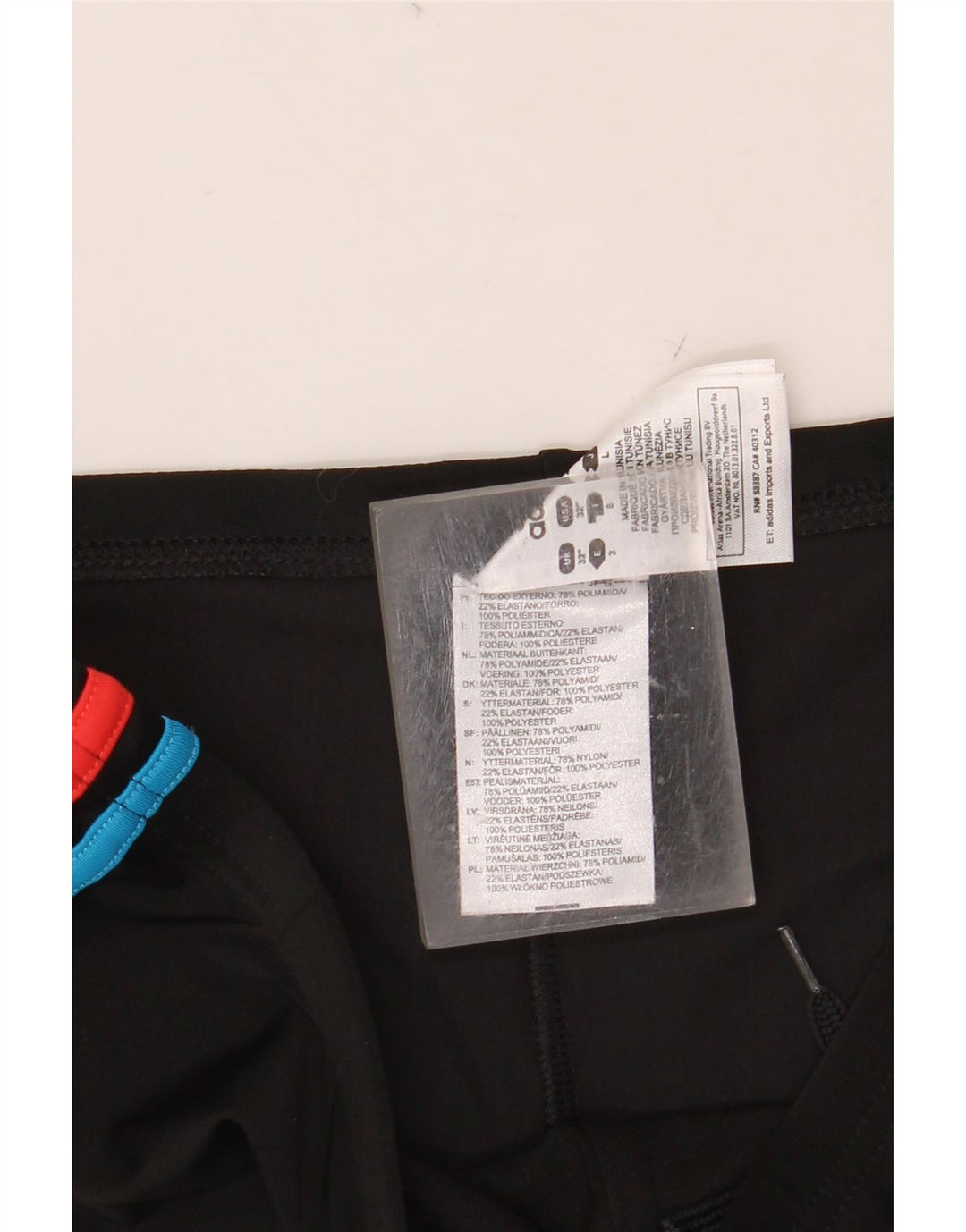 Bañador ADIDAS Hombre Mediano Negro Nylon