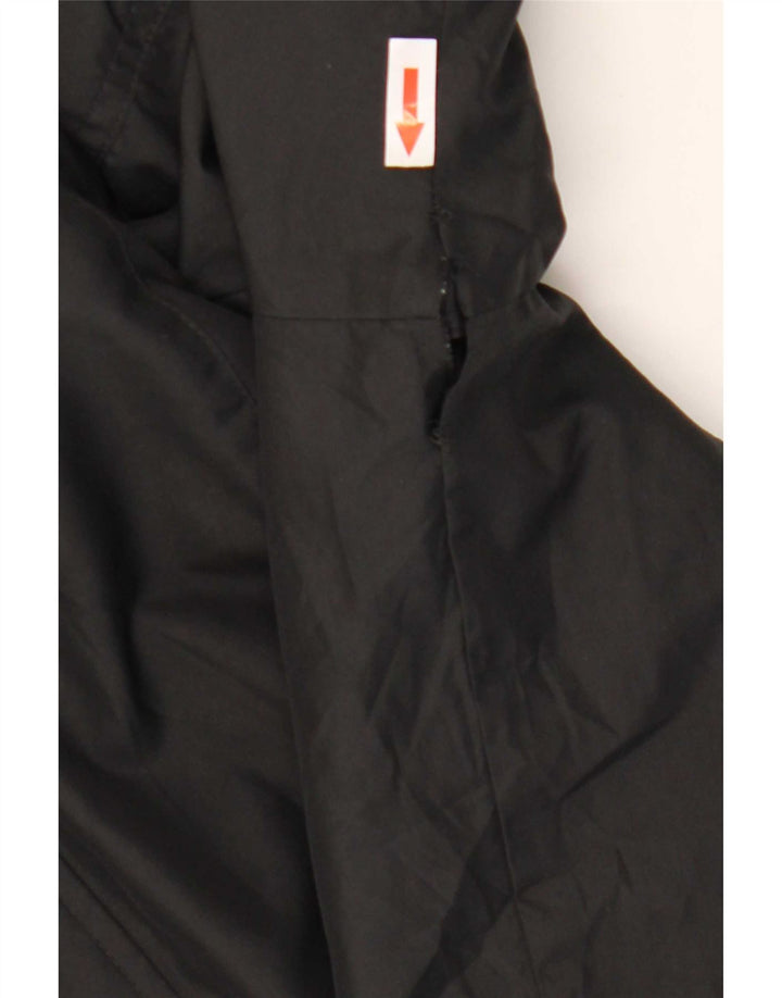 Adidas Chaqueta cortavientos con capucha para niño 13-14 años Negro Poliéster