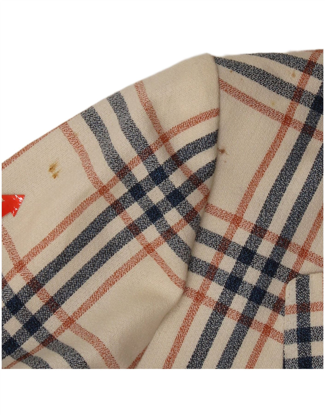 Vintage hombres 2 botones Blazer chaqueta Reino Unido 38 medio apagado blanco cheque