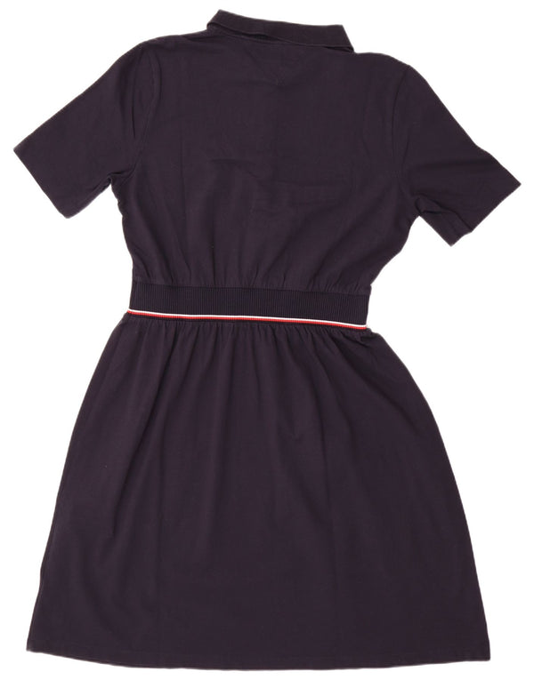 TOMMY HILFIGER Vestido polo para mujer UK 40 XL Algodón azul marino