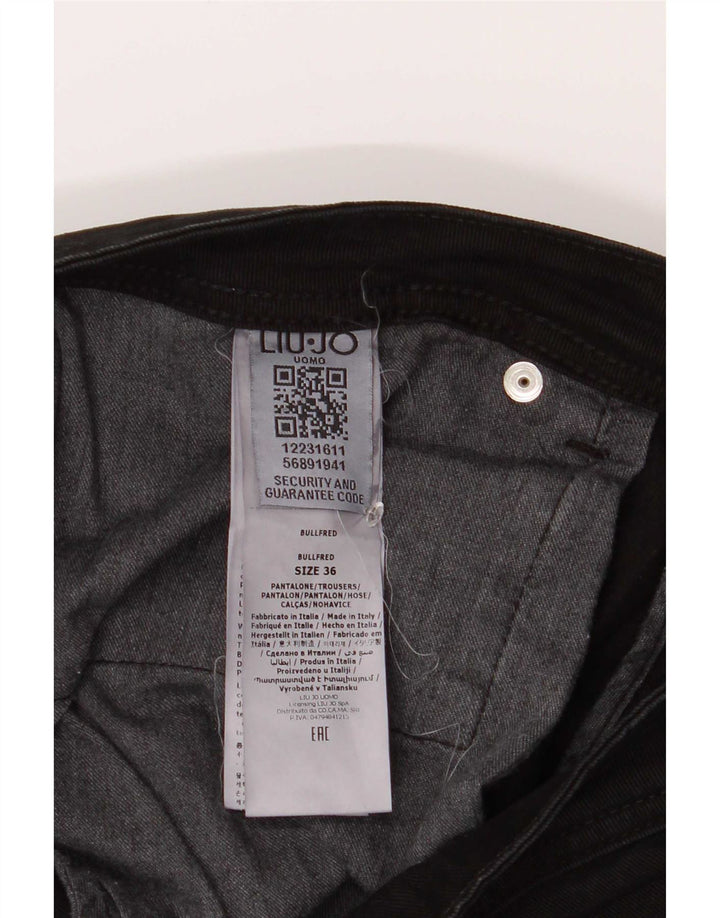 Vaqueros Liu Jo Fred Regular para hombre W36 L29 Algodón negro