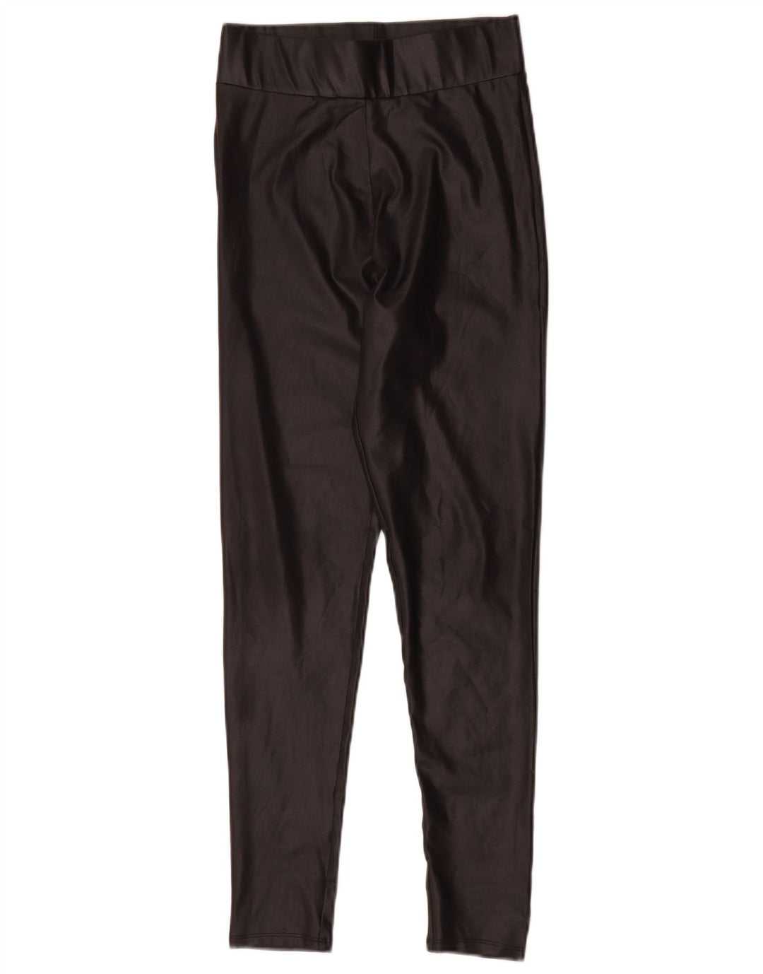 Zara Mujer Leggings Reino Unido 8 Pequeño Negro