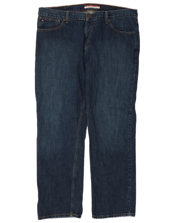 Tommy Hilfiger Vaqueros rectos para hombre W38 L30 Azul marino