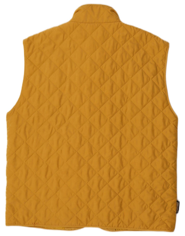 Chaleco acolchado Husky para hombre Reino Unido 40 Poliéster amarillo grande