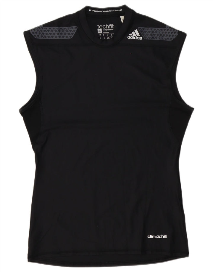 Adidas Hombre Climachill Chaleco Top XL Negro Poliéster