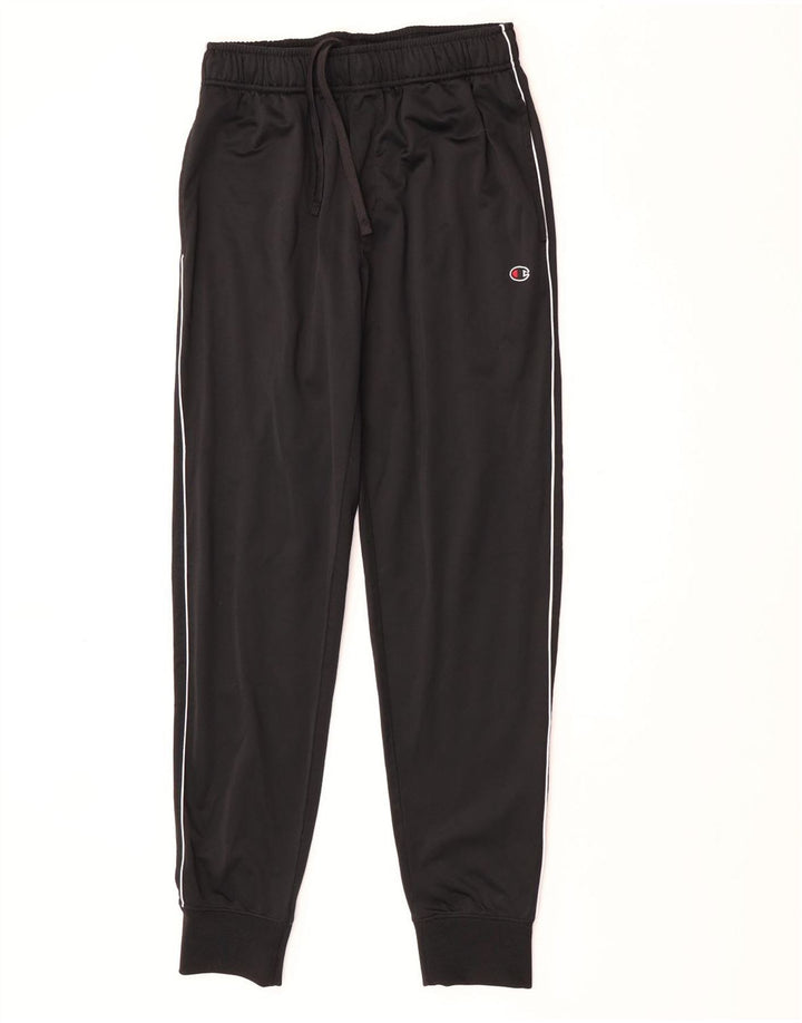 Champion Pantalones De Chándal Para Hombre Joggers Small Poliéster Negro
