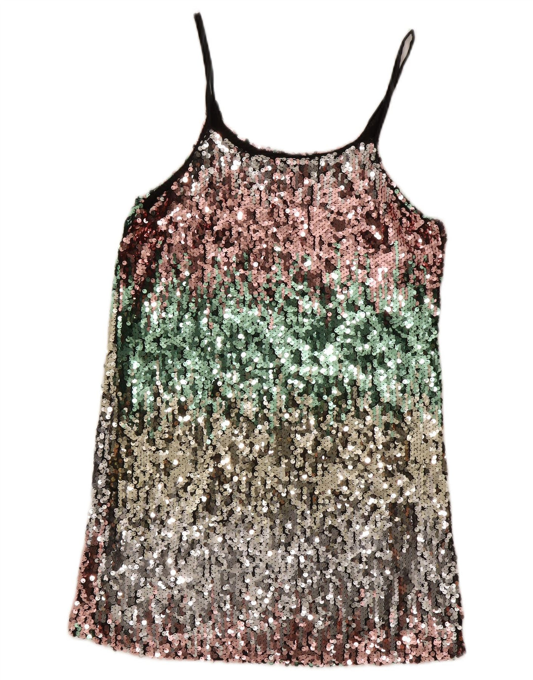 Vintage mujer cambio vestido Reino Unido 12 medio multicolor moteado