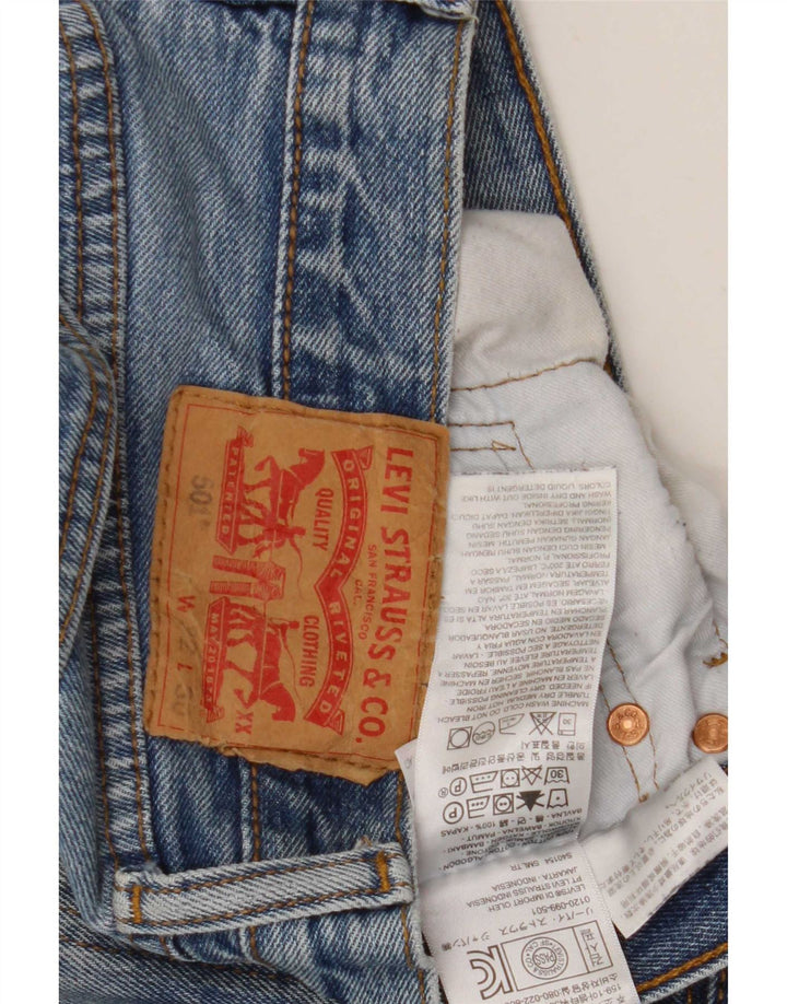 Levi's Hombre 501 Vaqueros Rectos W32 L30 Algodón Azul