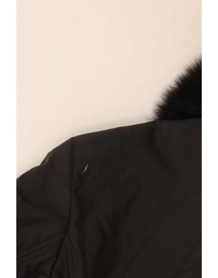 Refrigiwear Chaqueta impermeable para mujer UK 8 Small Nylon negro