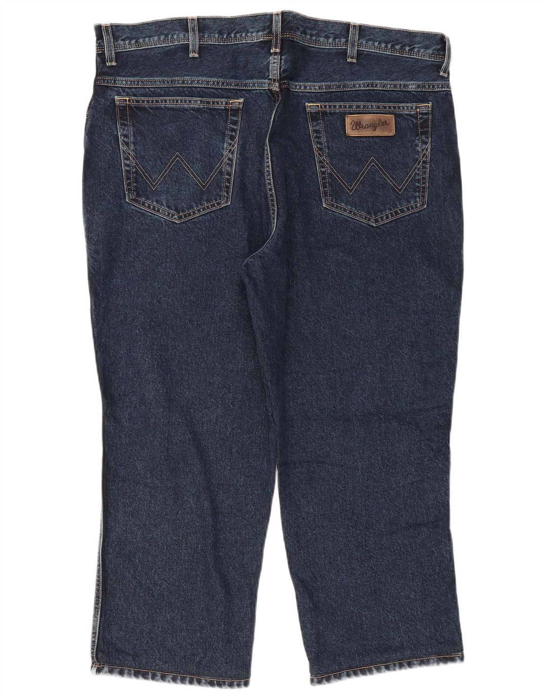 WRANGLER Vaqueros rectos Texas Capri para hombre W42 L24 Algodón azul marino