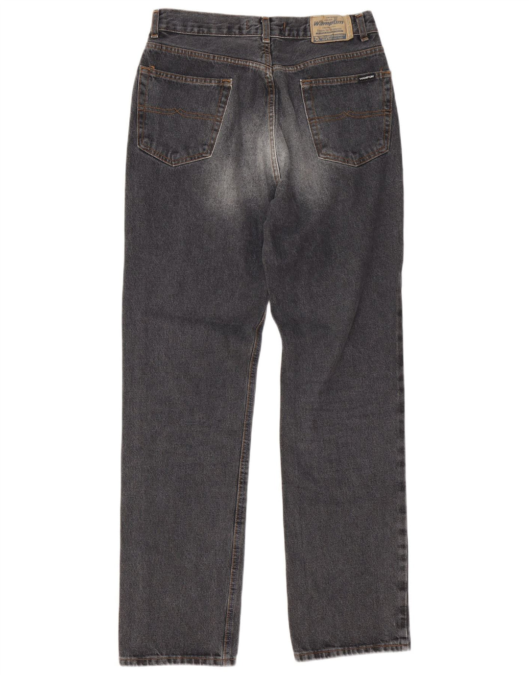 Vaqueros rectos para hombre Wampum W36 L33 Algodón gris