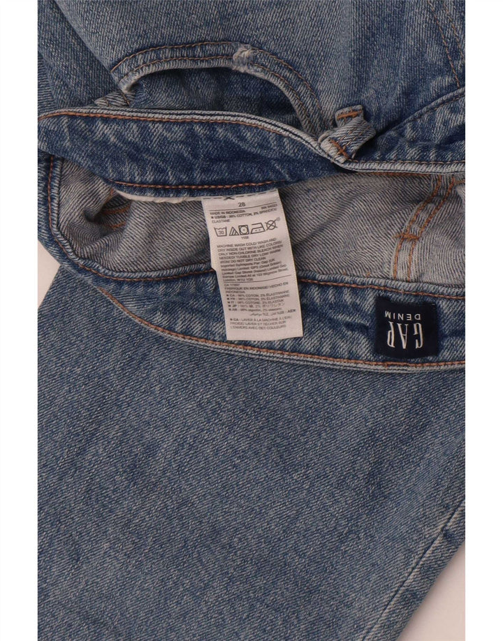 Vaqueros ajustados desgastados para mujer Gap W28 L26 Algodón azul