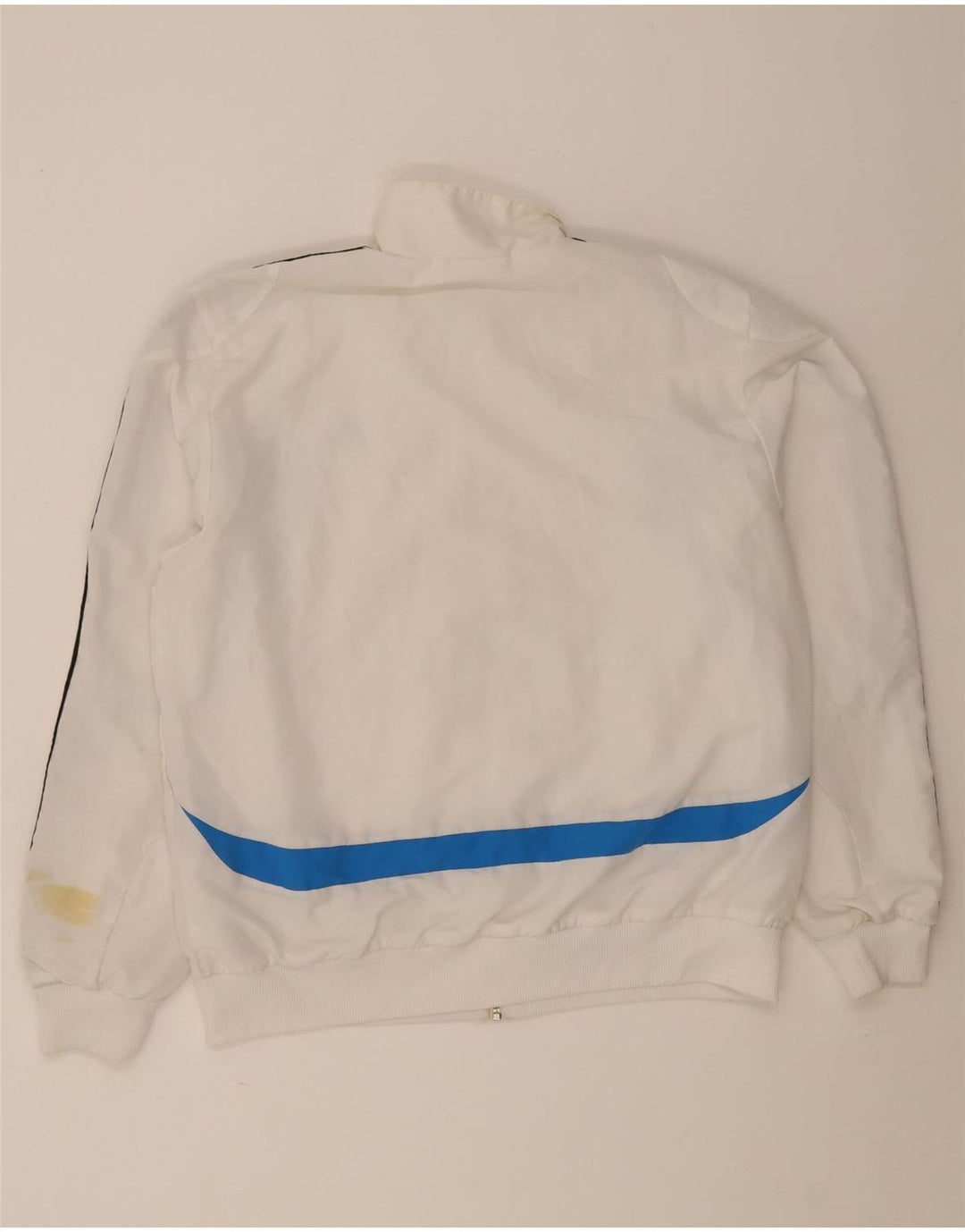 Adidas Hombre Chándal Top Chaqueta Grande Blanco Colorblock Poliéster