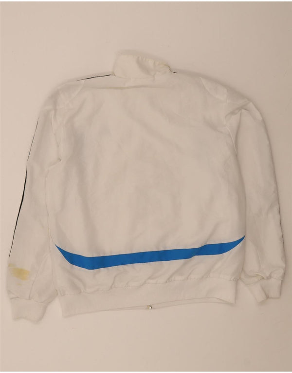 Adidas Hombre Chándal Top Chaqueta Grande Blanco Colorblock Poliéster