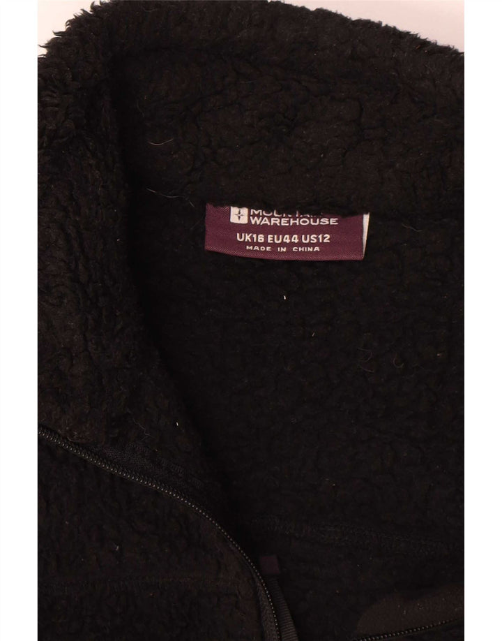 Chaleco polar para mujer Mountain Warehouse UK 46 Grande Poliéster negro