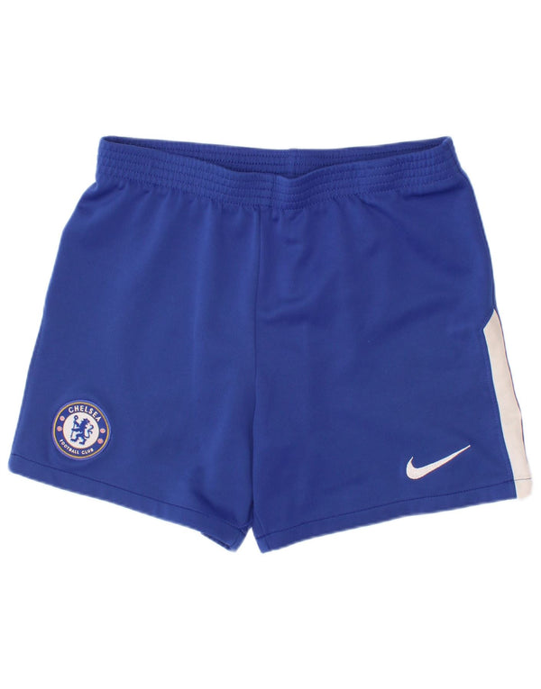 Nike - Pantalones cortos deportivos Chelsea FC para niños (6-7 años), color azul grande