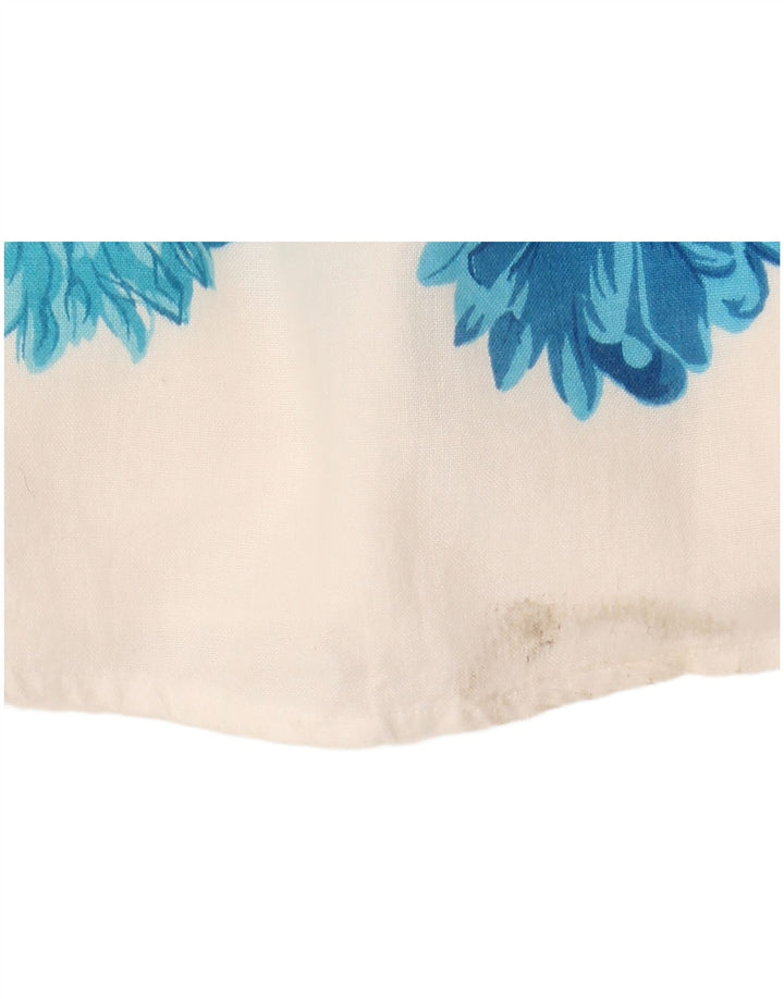 Desigual Vestido de playa para mujer UK 10 Small White Floral