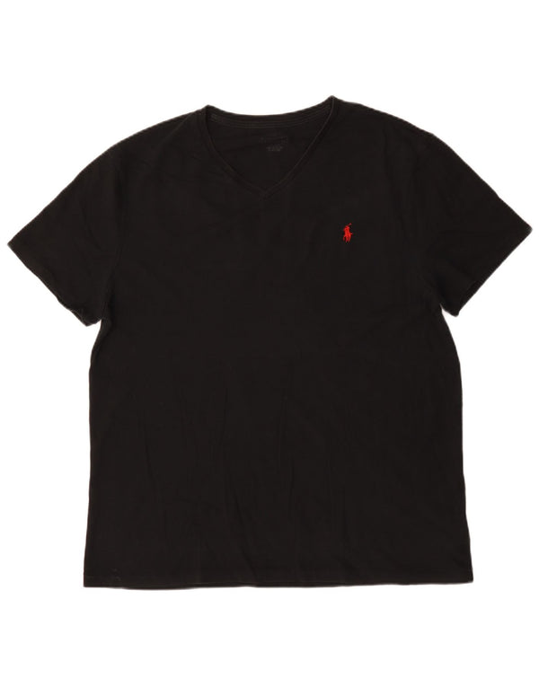 Polo Ralph Lauren Camiseta ajustada personalizada para hombre Top XL Algodón negro