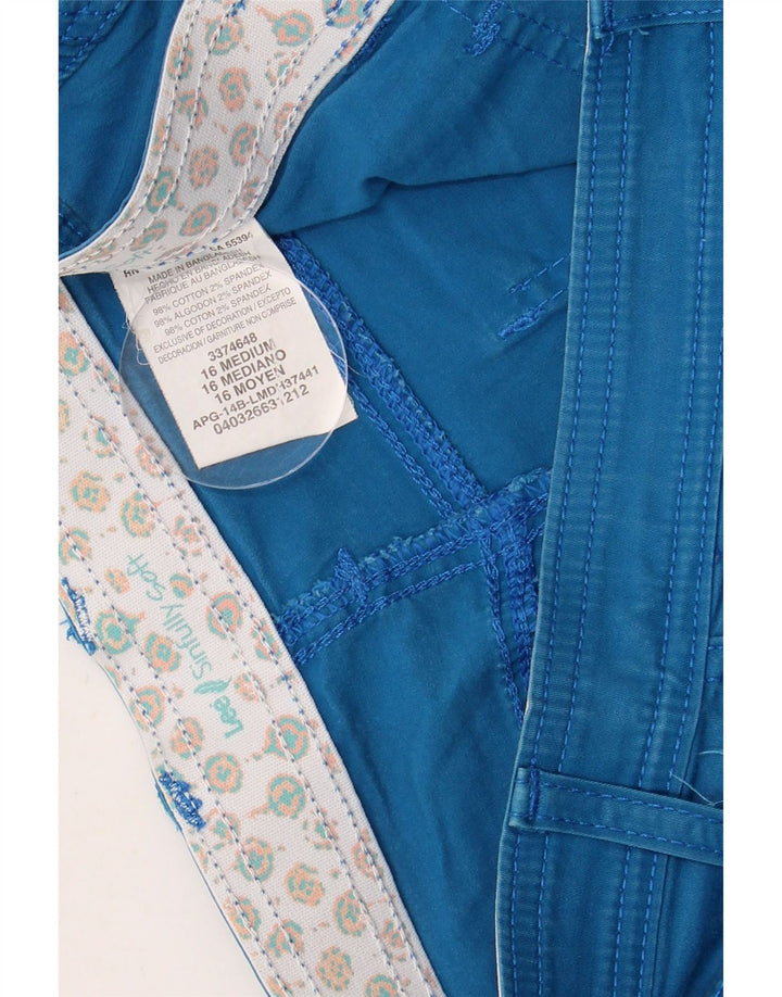 LEE Bermudas para mujer US 16 2XL W36 Algodón azul