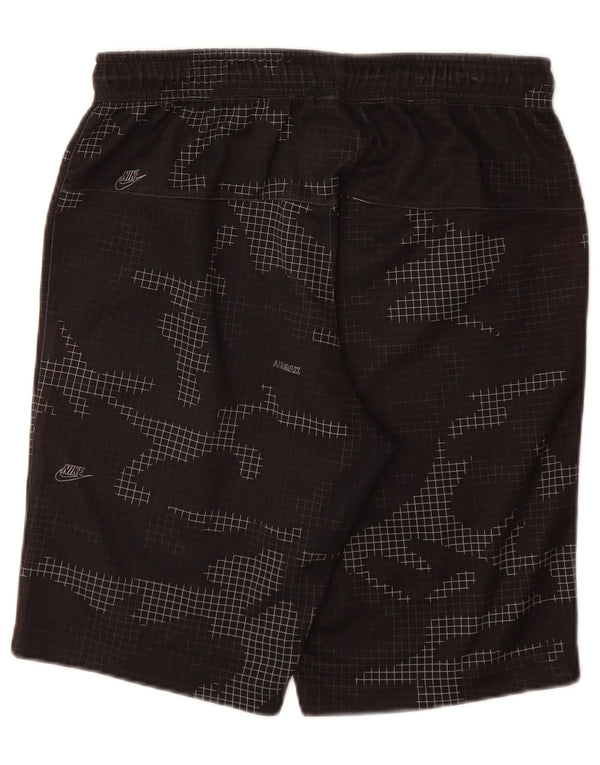 Nike Pantalones cortos deportivos para hombre mediano W32 L10 negro camuflaje poliéster