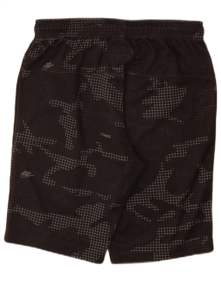 Nike Pantalones cortos deportivos para hombre mediano W32 L10 negro camuflaje poliéster