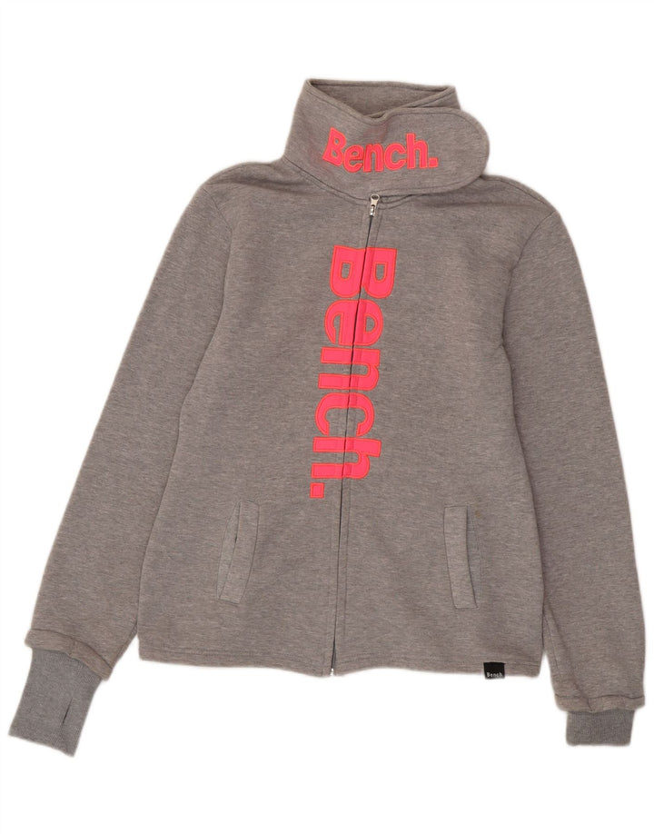 Bench Chaqueta de chándal gráfica para mujer UK 40 XL Algodón gris